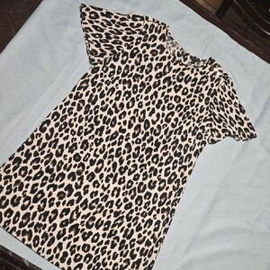Ann Taylor Leopard Print Women's Dress